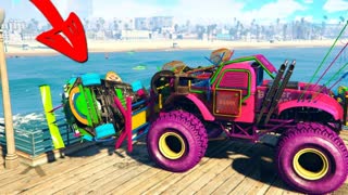ЕМУ ЭТО ЯВНО НЕ ПОНРАВИЛОСЬ! МОНСТР ТРАК ТРОЛЛИНГ В ГТА 5 ОНЛАЙН (GTA 5 ONLINE)