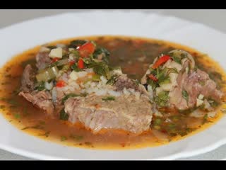 Харчо. Очень вкусный грузинский суп.