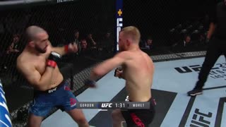Джаред Гордон vs Дэн Моррет: сумасшедшие размены на UFC Minneapolis